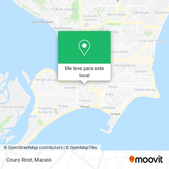 Couro Rost mapa
