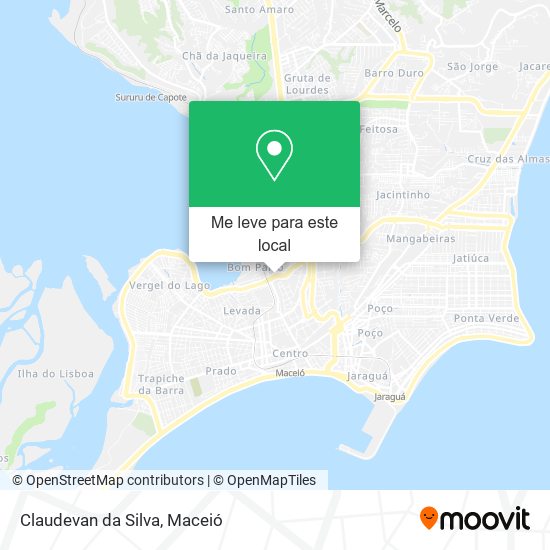Claudevan da Silva mapa