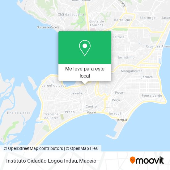 Instituto Cidadão Logoa Indau mapa