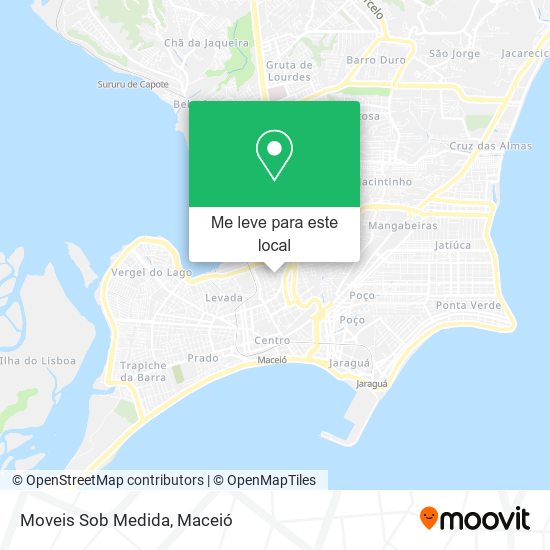 Moveis Sob Medida mapa