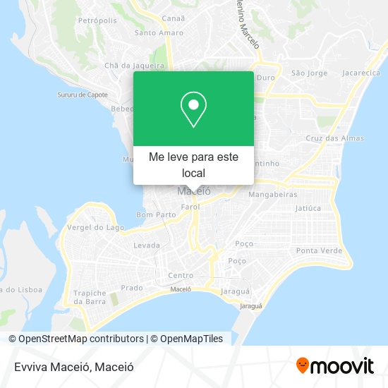 Evviva Maceió mapa