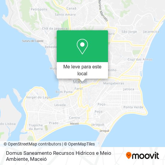 Domus Saneamento Recursos Hidricos e Meio Ambiente mapa