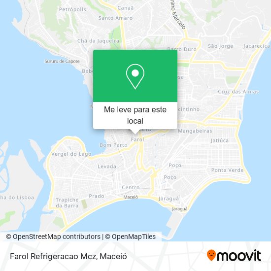 Farol Refrigeracao Mcz mapa