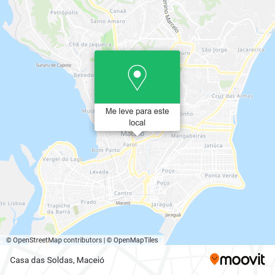 Casa das Soldas mapa