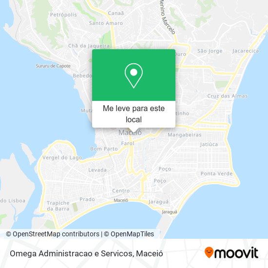 Omega Administracao e Servicos mapa