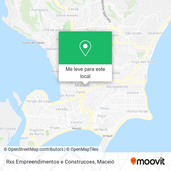 Rxs Empreendimentos e Construcoes mapa