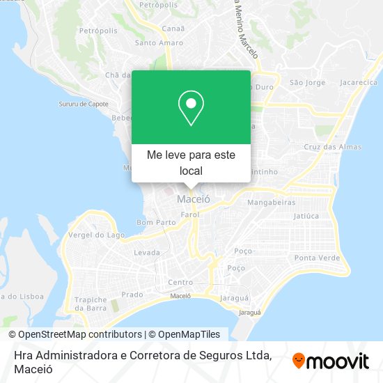 Hra Administradora e Corretora de Seguros Ltda mapa