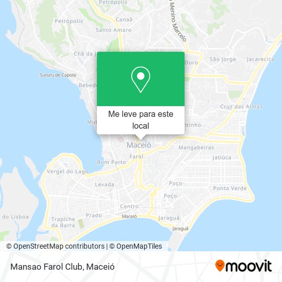 Mansao Farol Club mapa