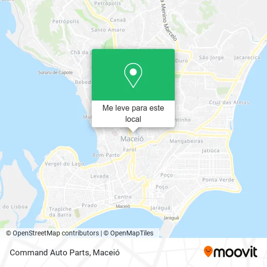 Command Auto Parts mapa