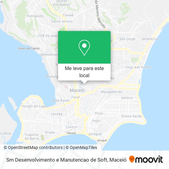 Sm Desenvolvimento e Manutencao de Soft mapa