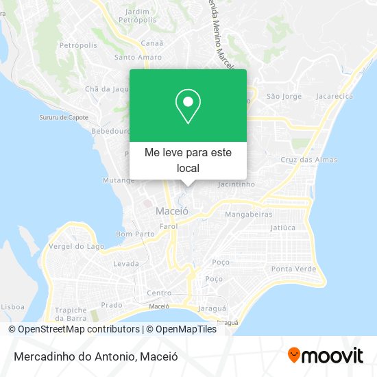 Mercadinho do Antonio mapa