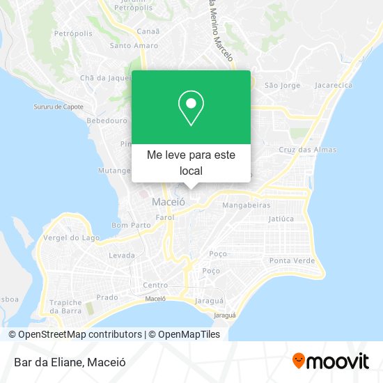 Bar da Eliane mapa