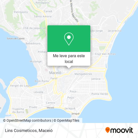 Lins Cosmeticos mapa