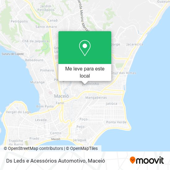 Ds Leds e Acessórios Automotivo mapa