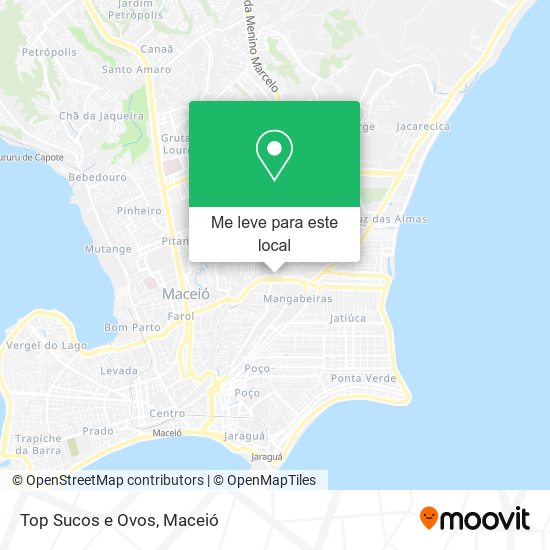 Top Sucos e Ovos mapa