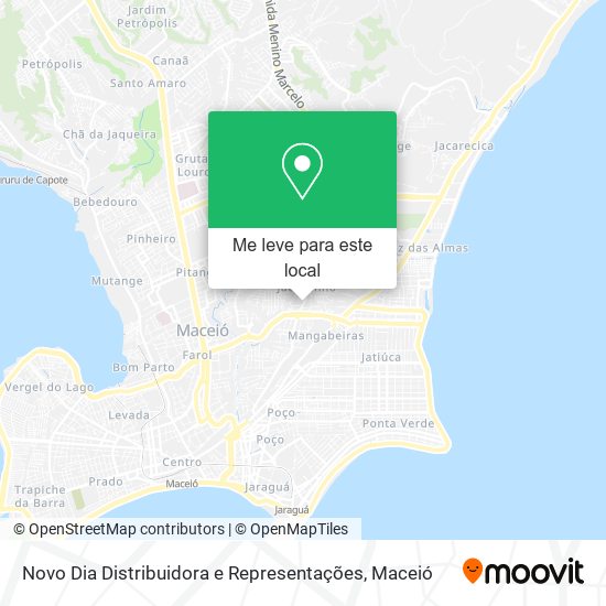 Novo Dia Distribuidora e Representações mapa