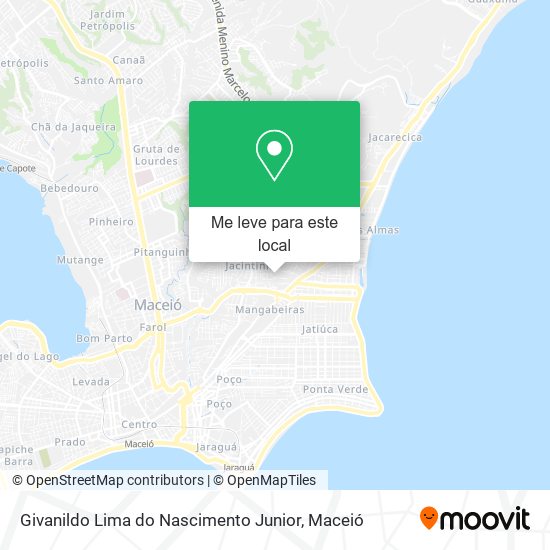 Givanildo Lima do Nascimento Junior mapa