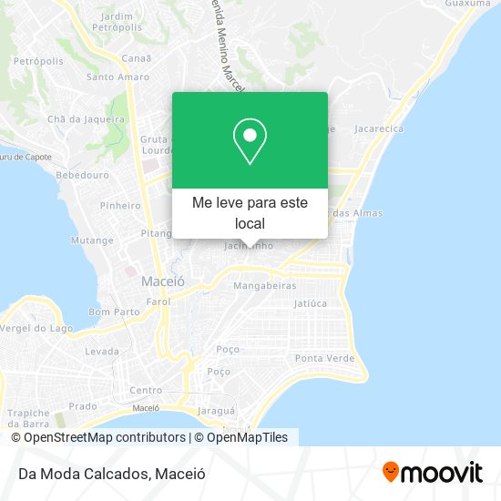 Da Moda Calcados mapa