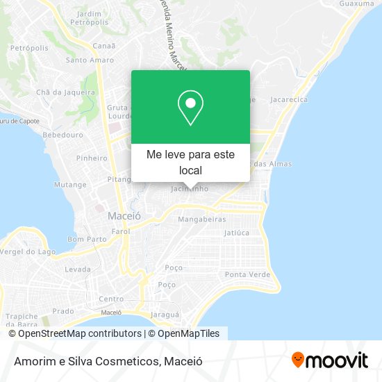 Amorim e Silva Cosmeticos mapa