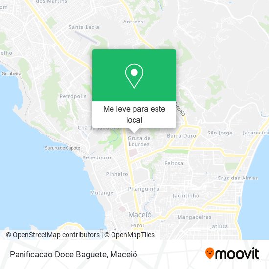 Panificacao Doce Baguete mapa