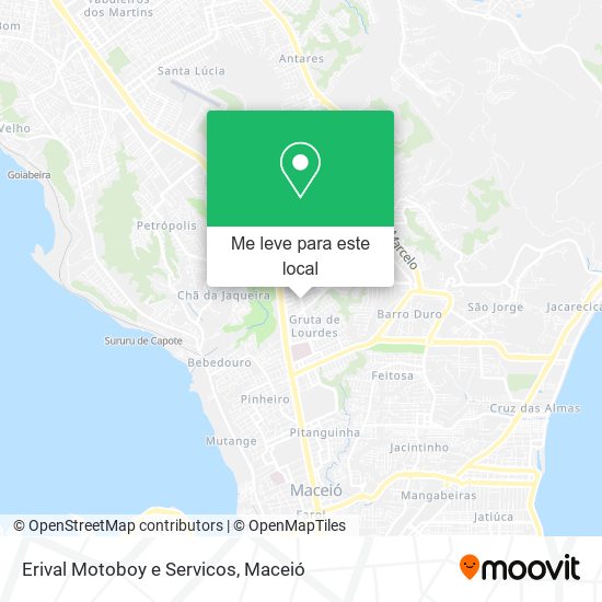 Erival Motoboy e Servicos mapa