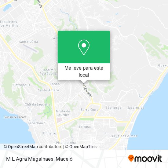 M L Agra Magalhaes mapa