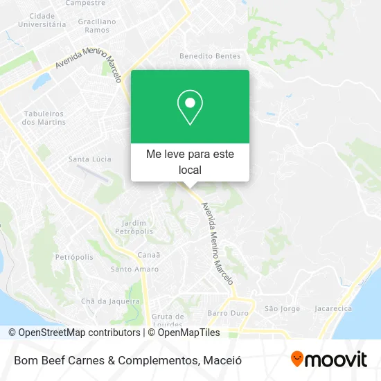 Bom Beef Carnes & Complementos mapa