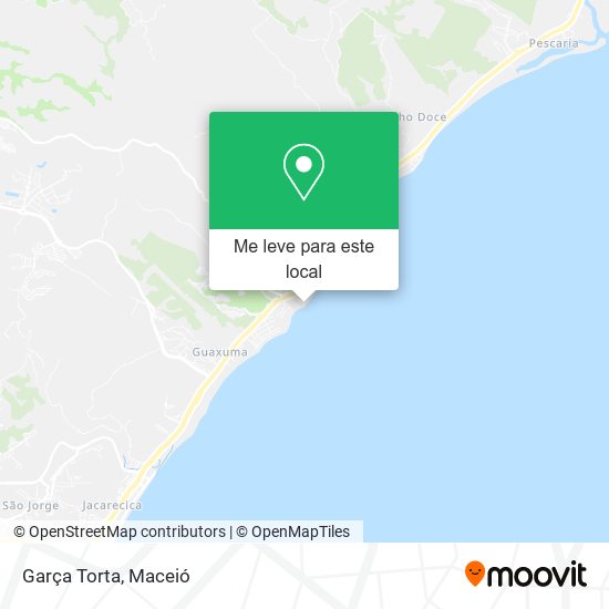 Garça Torta mapa