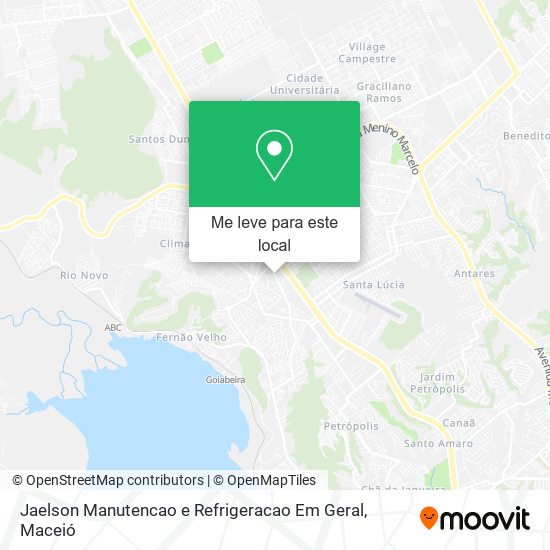 Jaelson Manutencao e Refrigeracao Em Geral mapa