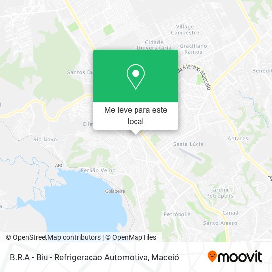 B.R.A - Biu - Refrigeracao Automotiva mapa