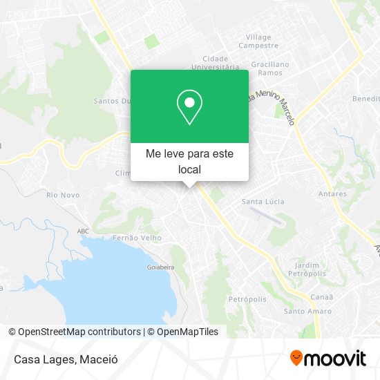 Casa Lages mapa