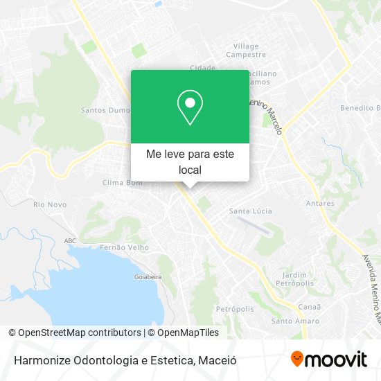 Harmonize Odontologia e Estetica mapa