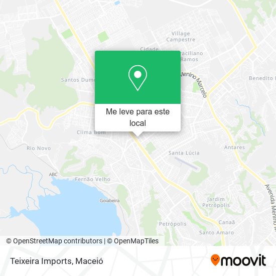 Teixeira Imports mapa