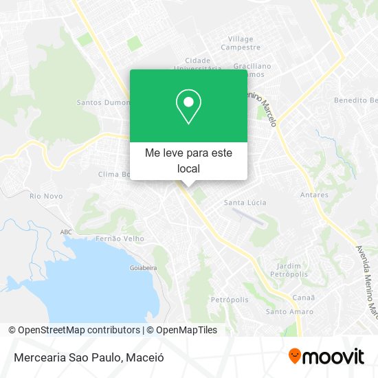 Mercearia Sao Paulo mapa