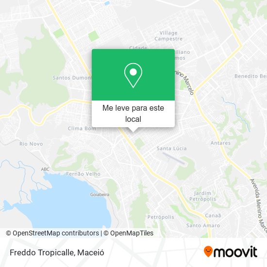 Freddo Tropicalle mapa
