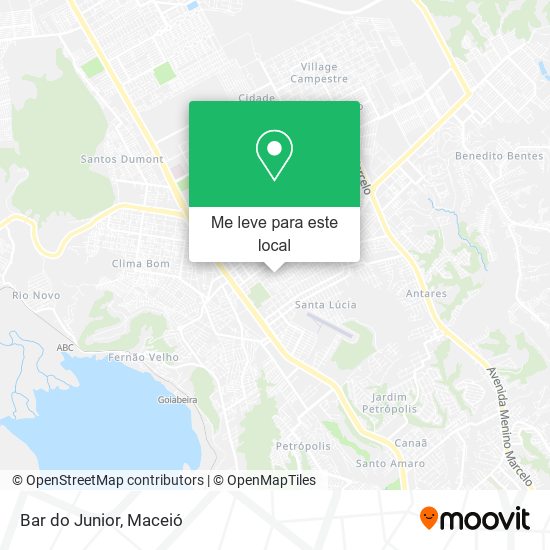 Bar do Junior mapa