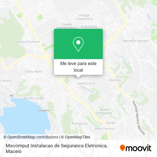 Mscomput Instalacao de Seguranca Eletronica mapa