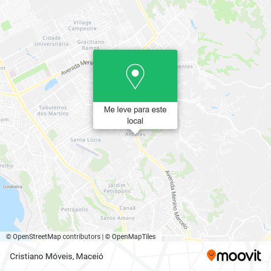 Cristiano Móveis mapa