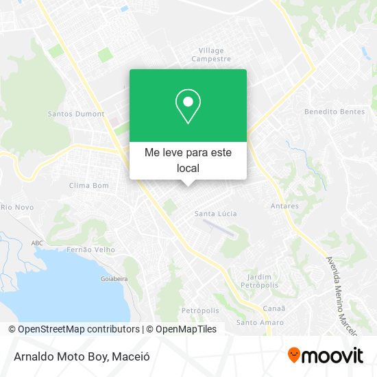 Arnaldo Moto Boy mapa
