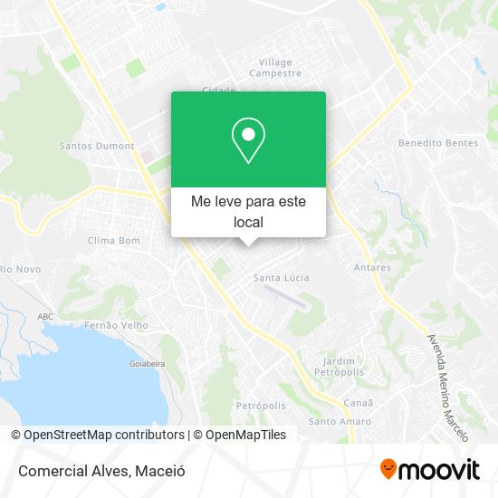 Comercial Alves mapa