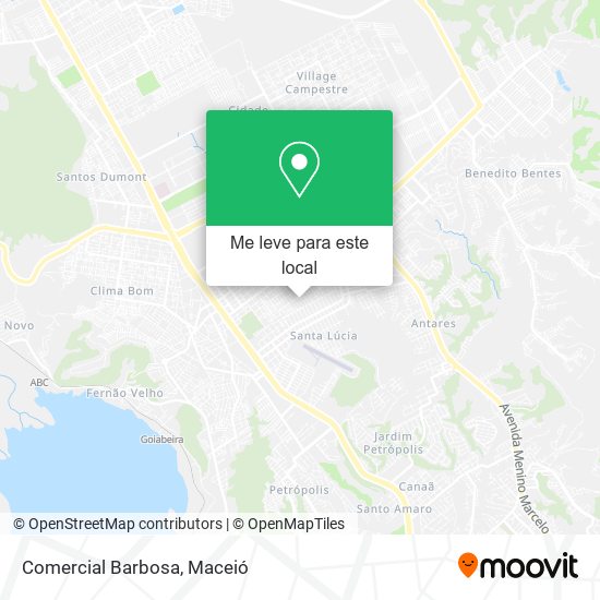 Comercial Barbosa mapa