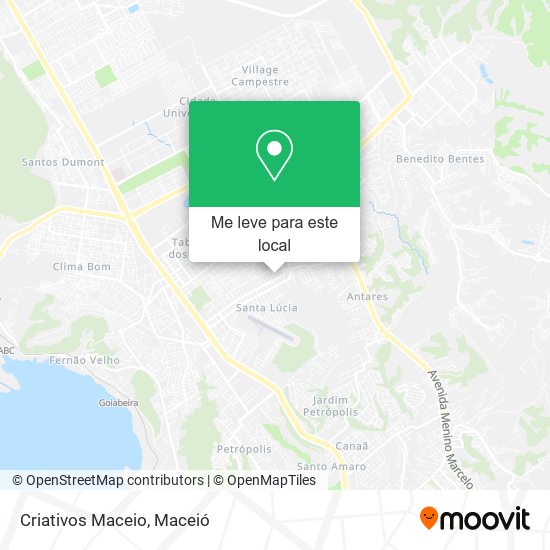 Criativos Maceio mapa