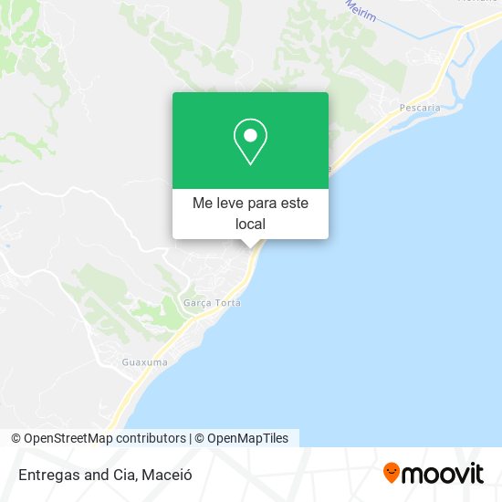 Entregas and Cia mapa