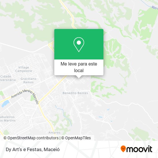 Dy Art's e Festas mapa