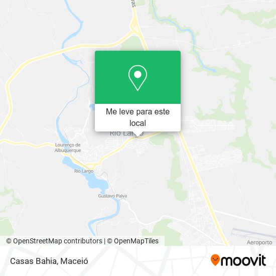 Casas Bahia mapa