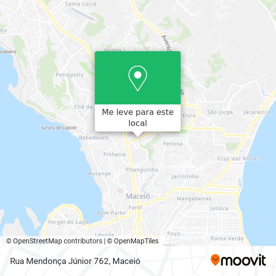 Rua Mendonça Júnior 762 mapa