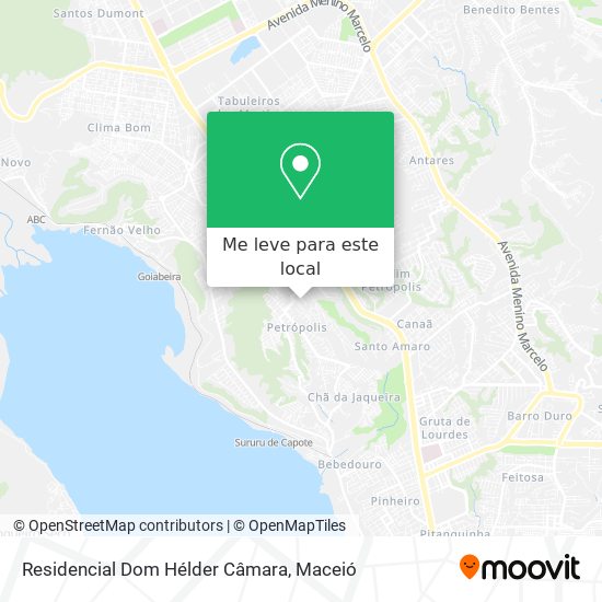 Residencial Dom Hélder Câmara mapa