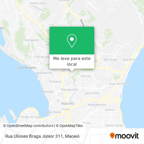 Rua Ulisses Braga Júnior 311 mapa