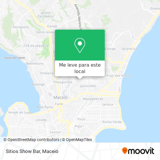 Sitios Show Bar mapa