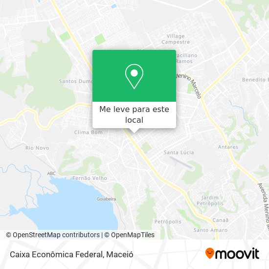 Caixa Econômica Federal mapa